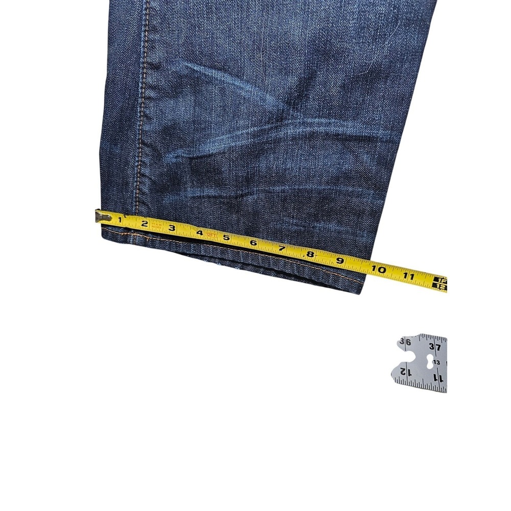 Gap 1969 Men Dark Star Bootcut Jeans 38x32 Ringspun Cotton Denim Indigo 715511 - Picture 7 of 16